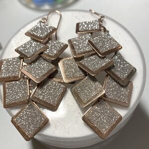 Adorable bling for your ears!! Copper and sparkles!!!